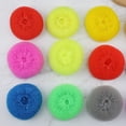 thumbnail image 3 of 24 bolas de limpieza antirayaduras de plástico de colores aleatorios para limpiar la grasa de los platos, estropajos de malla, suministros para el hogar, 3 of 8