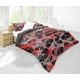thumbnail image 3 of Juego de cama calaveras rojas, 3 of 4