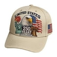 thumbnail image 3 of 250th Anniversary USA Hat, Adjustable Washed Baseball Cap for Men, Patriotic Independence Hat, 250 Year Commemorative American Eagle Cap[Printed], 3 of 6