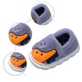 thumbnail image 4 of JAJAHO Kids Slippers Cozy Indoor Shoes For Winter Comfortable Cartoon Dinosaur Closed Back Slippers For Boys Girls 2-10 Years, 4 of 4
