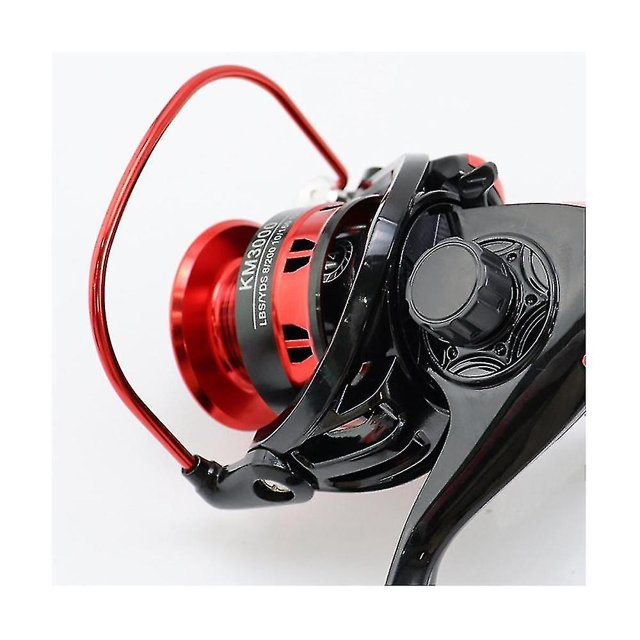 Fishing Reel 3000 Folding Rocker Spinning Wheel Single Handle Fishing Reel 5.2:1 Spinning Reel Full