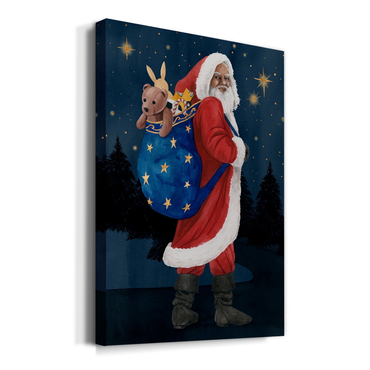 Celestial Christmas Collection B- Gallery Wrapped Canvas