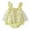 Yellow, variant on Otqutp Toddler Sport Bodysuit Girls Fly Sleeve Floral Embroider Tulle Ruffles Romper Bodysuits 0 to 12 Months Cute Girls Clothes