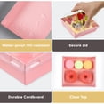 thumbnail image 4 of Treat Boxes Leafiew Clear, paquete de 50 unidades para postres, 5 pulgadas, color rosa, 4 of 6