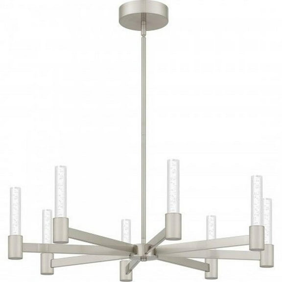 8 Led Chandelier in Contemporary Style-7.5 inches Tall and 30 inches Wide-Brushed Nickel Finish Bailey Street Home 71-Bel-5054339