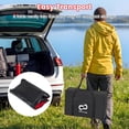 thumbnail image 4 of Goplus 	 Inflatable Kayak Set Portable 2-person Kayak with Aluminium Oars EVA Padded Seat Red, 4 of 10
