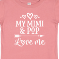 thumbnail image 4 of Inktastic Mimi and Pop Love Me Granddaughter Valentine Girls Baby T-Shirt, 4 of 5