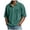 Army Green, variant on Waffle Polo Shirts for Men Summer Short Sleeve T-Shirt Casual Button Up Collared Shirts Relaxed Fit Breathable Beach Tee Purple 3XL