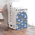 thumbnail image 6 of Naloa Chicken Family 2 Pcs Bookend Large Capacity Office Book Ends for Home Office Library School Study Decoration, 6 of 8