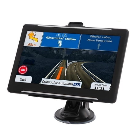 7 Inch UK Sat Nav for Car, Car GPS Navigator with 2024 UK Europe Maps, Free Life