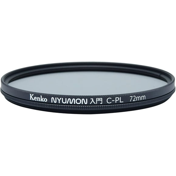 Kenko Nyumon Wide Angle Slim Ring 72mm Circular Polarizer Filter, Neutral Grey, Compact (227250)