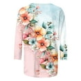 thumbnail image 5 of YDLCAFD Easter Womens Fashion Round Neck Short Sleeved Printed T Shirt Top, 5 of 5