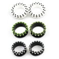 thumbnail image 4 of Silicone Tunnels Plugs With Silicone Spikes Double Flared Set Of 2, 4 of 4