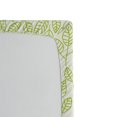thumbnail image 2 of Ambesonne Nature Fitted Sheet, Green Leaves Branches, Full Size, Green Ecru, 2 of 2