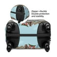 thumbnail image 4 of Bingfone World Travel Luggage Cover Washable Suitcase Cover Protector Anti-Scratch Suitcase Cover Fits 18-32 Inch Luggage, 4 of 9