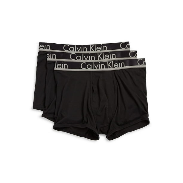 CALVIN KLEIN Intimates 3 Pack Black Trunk Underwear XL 