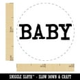 thumbnail image 2 of Baby Fun Text Rubber Stamp for Scrapbooking Crafting Stamping - Mini 1/2 Inch, 2 of 7