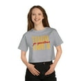 thumbnail image 3 of UT Spartans Tall Team Colors Champion Crop Tee, 3 of 3