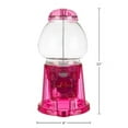 thumbnail image 5 of Translucent 11in Gumball Machine Coin Bank by Great Northern Popcorn, Pink, 5 of 7
