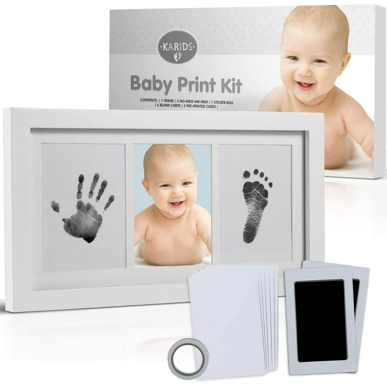 Karids Baby Handprint and Foot-Print Impression Kit with Gift Box-Newborn  Baby boy Girl Shower Gifts 