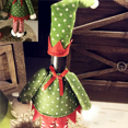 thumbnail image 2 of Fundas decorativas para botellas de vino de Navidad, soporte para regalo de Navidad, decoración de mesa para cena, 2 uds., 2 of 8