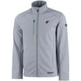 thumbnail image 2 of Men's Cutter & Buck Gray Arizona Cardinals Evoke Eco Softshell Recycled Full-Zip Jacket, 2 of 3
