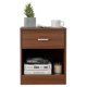 thumbnail image 4 of Mesita de noche Costway moderna con almacenamiento de madera de 2 Niveles con cajón y gabinete, 4 of 4