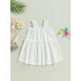 thumbnail image 5 of Bagilaanoe Toddler Baby Girl Summer Dress Sleeveless A-line Dresses 3M 6M 12M 2T 3T 4T Kids Casual Swing Sundress, 5 of 8