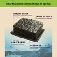 thumbnail image 4 of Wasabi Seaweed Snacks / (20 Pack) /Product of Korea/Kimbpa, Gimbap, Vegan, Keto, Gluten Free, Full of Fiber, Vitamin, Mineral, 4 of 5