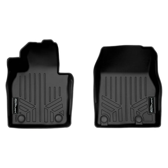 SMARTLINER All Weather Custom Fit Floor Mats 1st Row Liner Set Black Compatible With 2023 Mazda CX-50