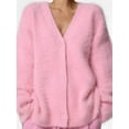 thumbnail image 6 of Fuzzy Button Down Long Sleeve Cardigan, 6 of 10