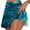 Blue, variant on WIZUTIZ Skorts for Women Dressy Casual Sports Plain Leisure Slim Flowy Skorts Smocked Elastic Spandex High Waist A Line Dress Inner Shorts Skorts Tie-Dye Mini Dress for Lady Birthday Black