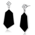 thumbnail image 1 of Boucles d'Oreilles en Acier Inoxydable avec AAA Grade CZ in Clear, 1 of 1