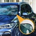 thumbnail image 3 of Qxltty Large White Roses Pattern Car Windshield Sunshades Foldable UV Rays Sun Visor Protector Keep Your Vehicle Cool 57×31.5in, 3 of 8