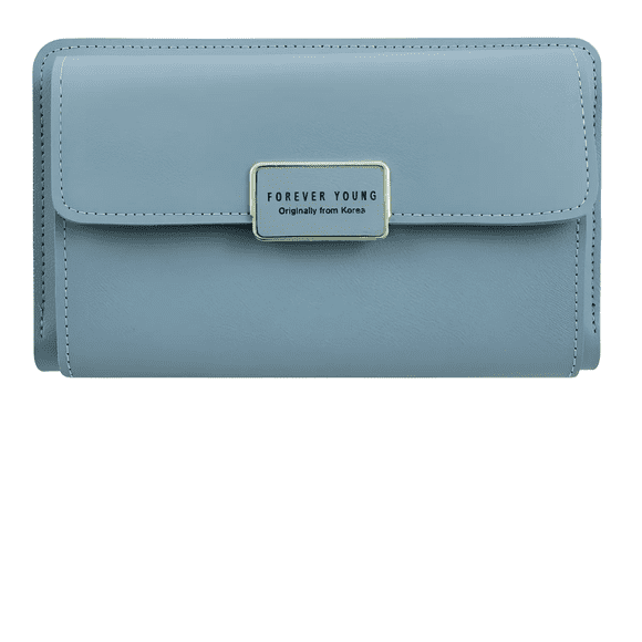 Cartera Para Dama Porta Celular Juvenil 7090 Xtellar Color Azul / Bl