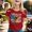 Red, variant on Graphic Tennis Tees for Women Casual Graphic T Shirt for Everyday Wear with Comfortable Fit Playful Prints in Soft Blend Women’s Tee top Green XL