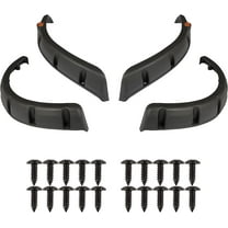 Labwork Fender Flares 4-Pack Golf Cart Front & Rear Fender Flares with Metal Hardware Fit for Yamaha Drive G29