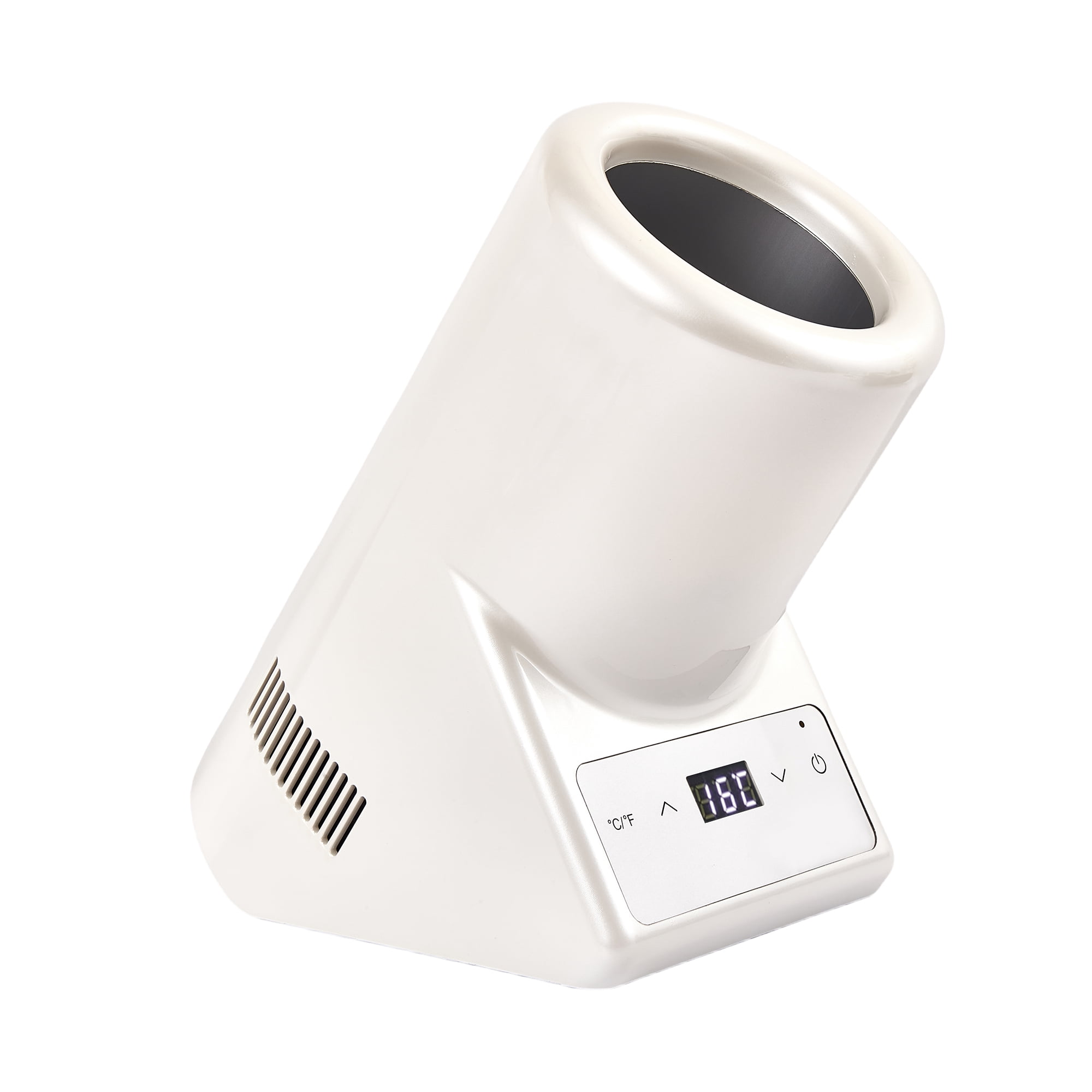 Equator 110V/12V Portable Electric Wine Chiller for Red White Champagne and Water Bottles 750mL Single Bottle Cooler White Rechargeable 24h Cold Ideal for Parties & Gifts