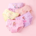 thumbnail image 2 of Nwiuh 4 Pcs Little Girls Toddler Kids Ballet Princess Underwear Boxers Briefs Panties (Pink, 5-6 Years), 2 of 5