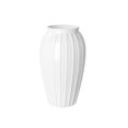 thumbnail image 2 of MMJ Oval Stripe Plastic Vase Non Fragile Table Centerpiece Flower Decor Container Home Office Wedding 8.66x5.12x5.12in, 2 of 6