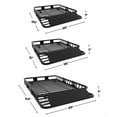 thumbnail image 5 of GARVEE 51" X 36" Roof Rack Rooftop Cargo Carrier Steel Basket, 200lbs Capacity Car Top Luggage Holder for SUV and Pick Up Trucks, 5 of 8