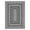 Black Gray, variant on Garvee 8'x10' Modern Bordered Area Rug Geometric Braided Printed Carpet, Washable Non Slip Rug Soft Low Pile Indoor Mats for Living Room Bedroom Home Office, Black Gray