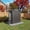 5x3FT+Peaked roof+Gray, variant on 6x3x1ft large Garden Bed, Grey Color Rectangular Galvanized Metal Outdoor Garden Bed, Suitable for Backyard Ground Gardens for Growing Plants, Vegetables and Flowers.