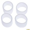 thumbnail image 1 of 4 Pcs Silicone Tennis Racket Grip Ring Handle Closure Rubber WHITE, 1 of 6
