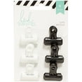 thumbnail image 2 of Heidi Swapp Bulldog Clips 1" 6/Pkg-Black/White, 2 of 2