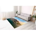 thumbnail image 3 of Stair Rugs, Landscape Rugs, Small Rugs, Table Mountain National Park Rug, Colorful Rug, Cityscape Rug, South Africa Rug, Dining Room Rugs, 1.7'x2.3' - 50x70 cm, 3 of 8
