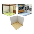 thumbnail image 1 of HILABEE 3pieces Model Display Backdrop Diorama Show Background for 1/12 Scale Figures Interior and Metro and Modern, 1 of 9