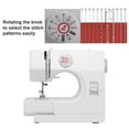 thumbnail image 1 of Sewing Swiitol Portable Sewing Machines with 12 Built-in Stitch Patterns Light Adjustable Speed Household Mini Sewing Machine for Beginners, 1 of 7