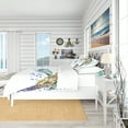 thumbnail image 3 of Designart 'Blue Sea Turtle Illustration' Nautical & Coastal Duvet Cover Set, 3 of 4