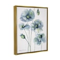 thumbnail image 3 of Stupell Modern Blue Layered Flower Buds Botanical & Floral Painting Gold Floater Framed Art Print Wall Art, 3 of 6